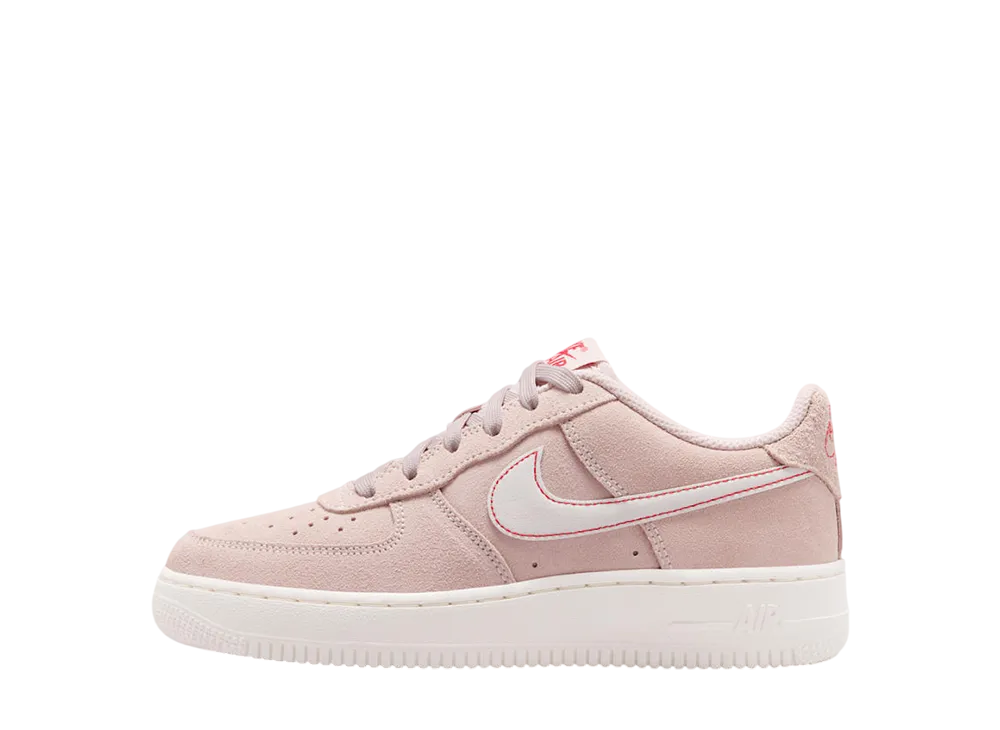 ナイキ GS エアフォース1 LV8 "シルトレッド/ユニバーシティレッド/セイル" (キッズ)