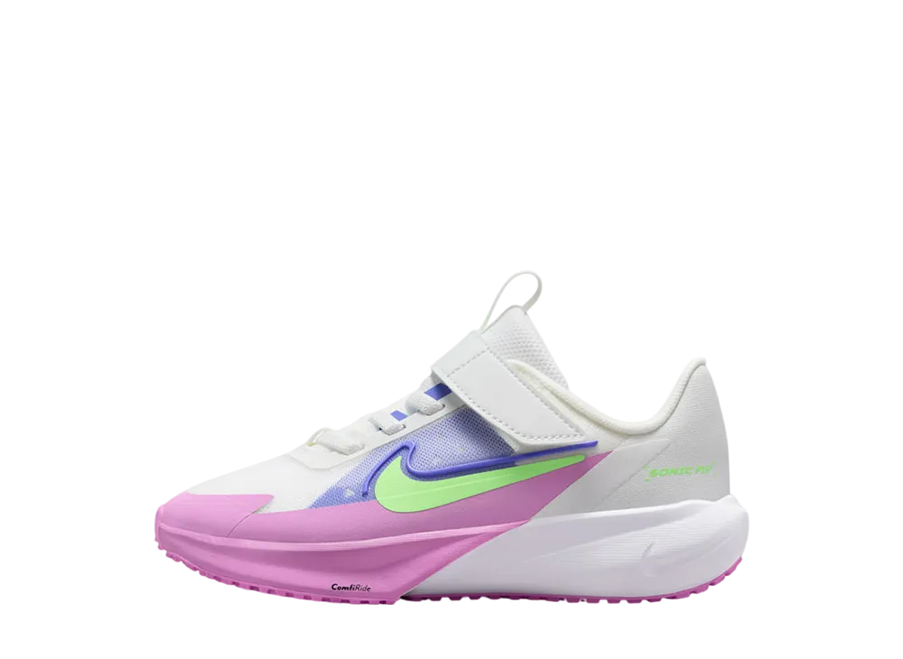 ナイキ PS ソニック フライ "サミットホワイト/サファイア/ライトマゼンタ/ライムブラスト" (キッズ)