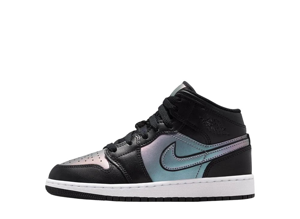 ナイキ GS エアジョーダン1 ミッド "イリディセント" (キッズ)