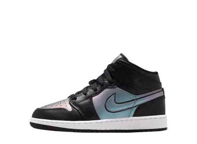 Nike GS Air Jordan 1 Mid "Iridescent"