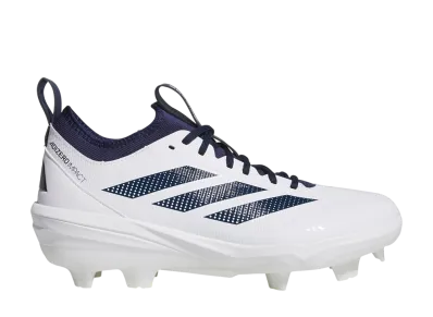 adidas Adizero Impact 2.0 TPU Cleats "Cloud White/Team Navy Blue 2/Team Navy Blue 2"