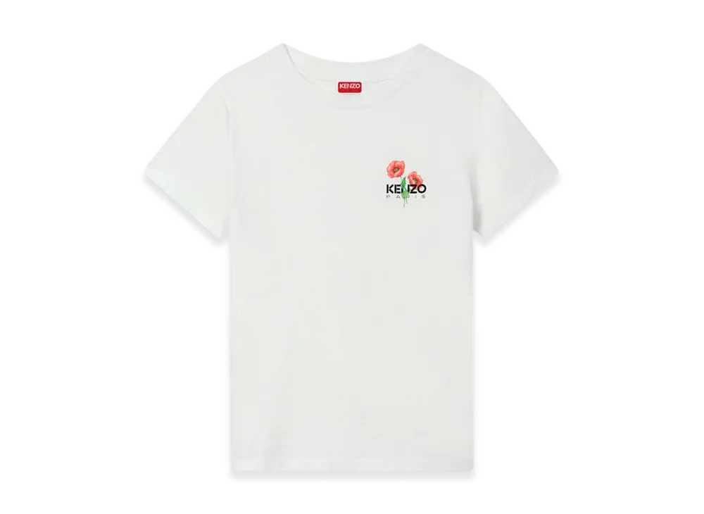 KENZO Archive Bouquet Cotton T-Shirt "Off White"