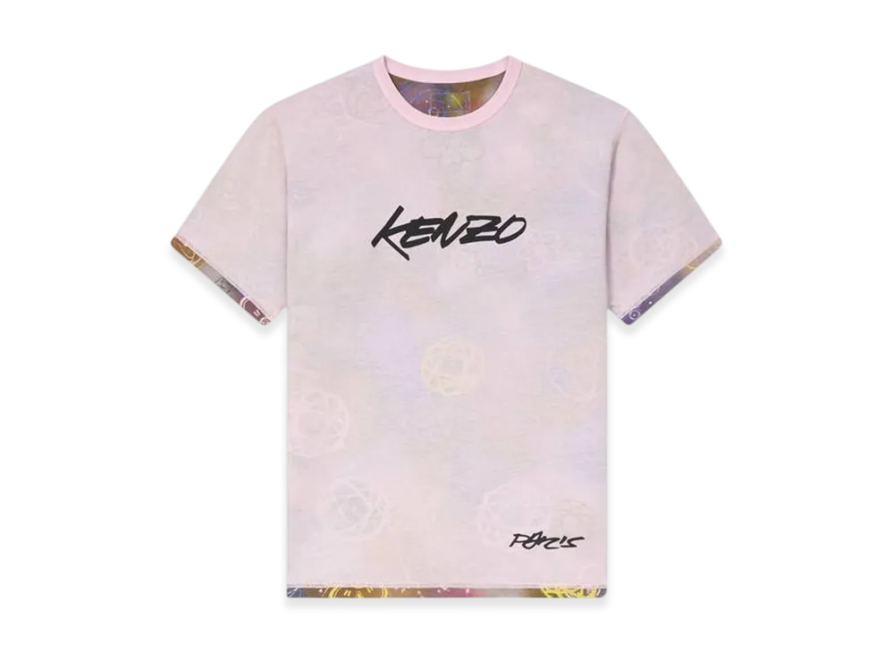 KENZO x Futura 2000 Reversible Cotton T-Shirt "Rose"