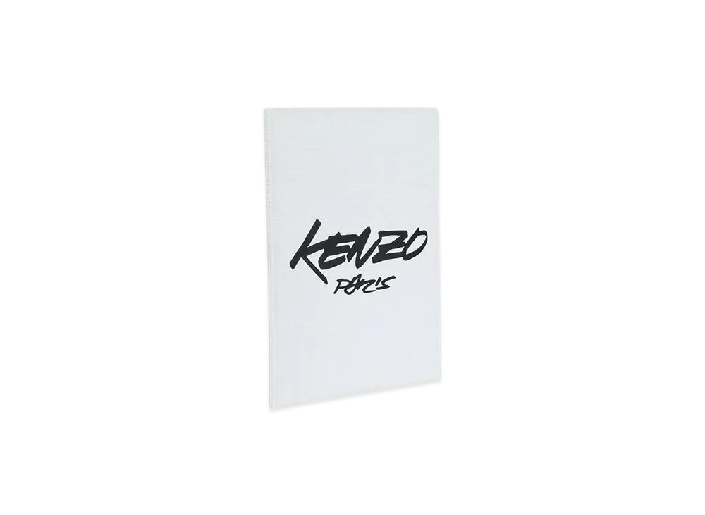 KENZO x Futura 2000 Leather Kenzo Paper PC Case "White"