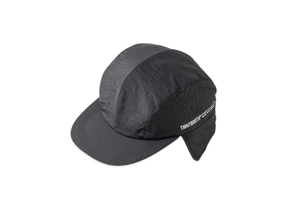 TIGHTBOOTH Ear Flap Camp Cap "Black"