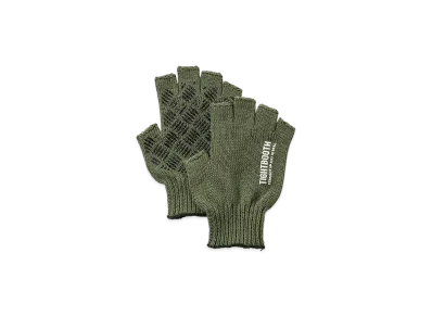 TIGHTBOOTH Logo Fingerless Glove "Olive"