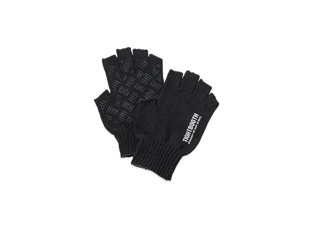 TIGHTBOOTH Logo Fingerless Glove "Black"