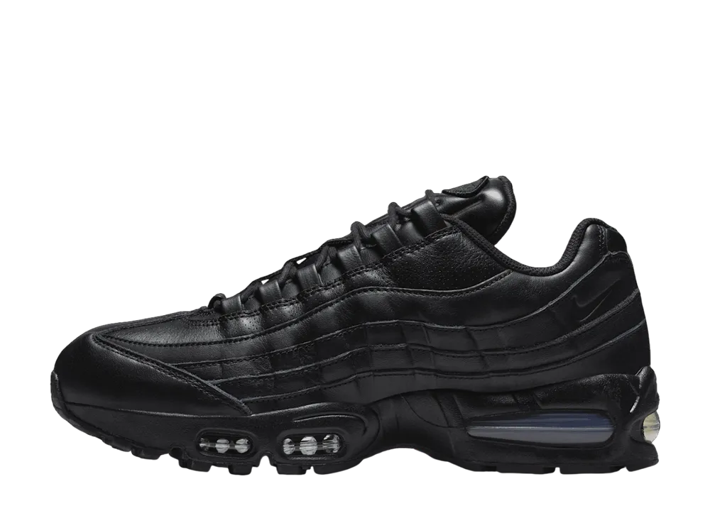 Nike Air Max 95 Big Bubble Leather "Triple Black"