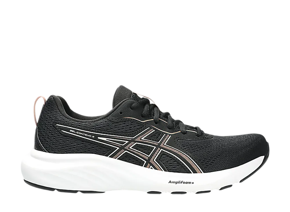 アシックス ウィメンズ ゲルコンテンド9 "ブラック/サンドレッド"
