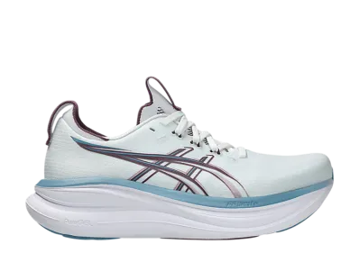 Asics Women's Gel-Nimbus 28 Wide "Arctic Blue/Velvet Purple"