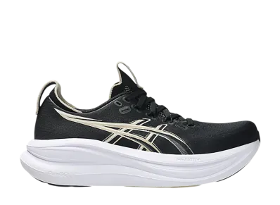 Asics Women's Gel-Nimbus 28 Wide "Black/Feather Grey"