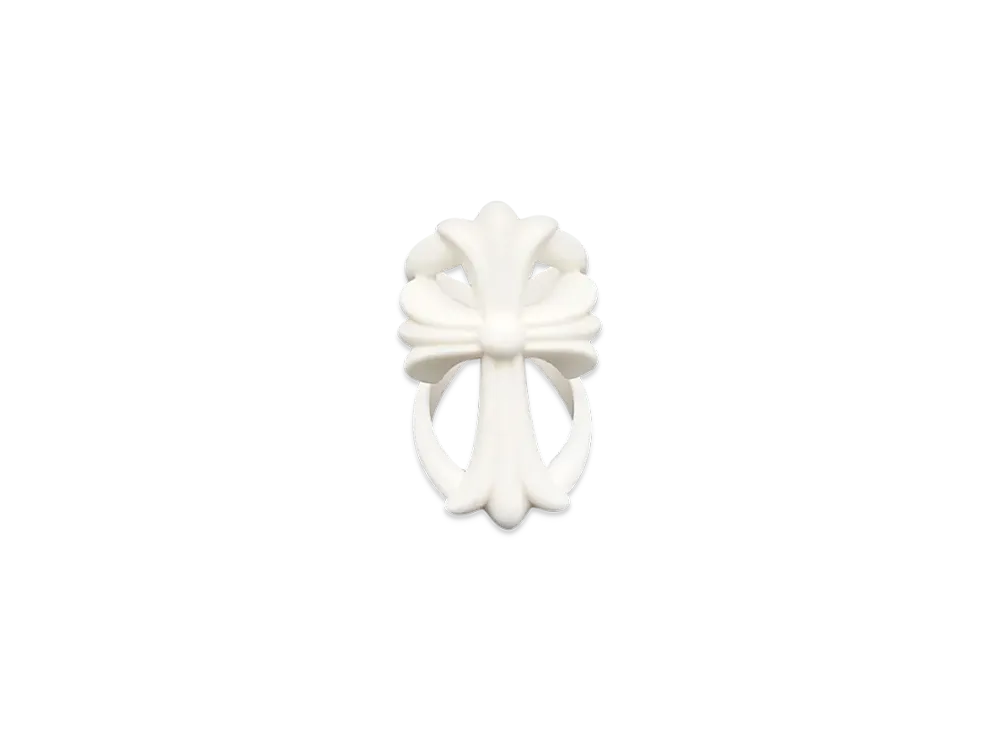 Chrome Hearts Infinity CH Cross Rubber Ring "White"