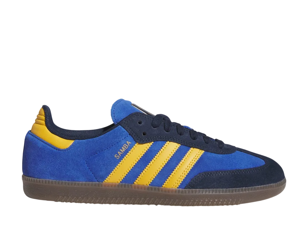 アディダス サンバ ADV "カレッジネイビー/プリラブドイエロー/ロイヤルブルー"