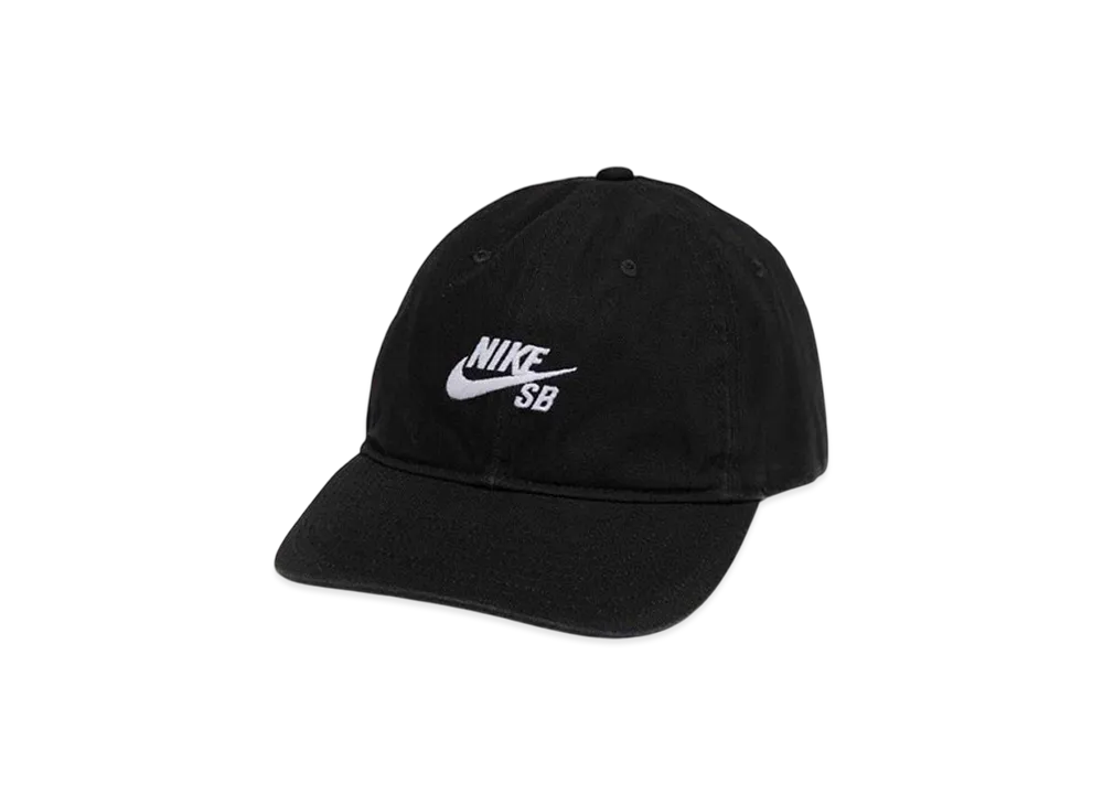 Nike SB Unstructured Skateboard Cap "Black/White"