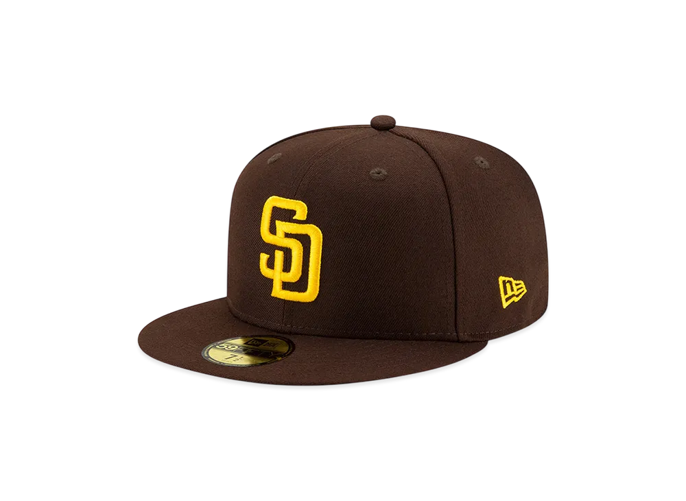 NEW ERA 59Fifty MLB On-Field San Diego Padres Game "Brown"