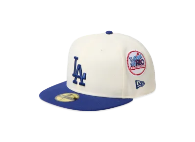 NEW ERA 59Fifty MLB 2-Tone Los Angeles Dodgers Cooperstown "Wine Cork/Dark Royal"