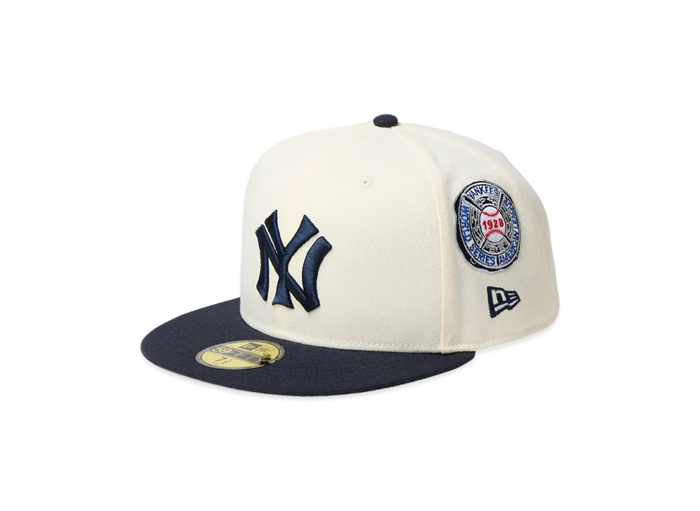 NEW ERA 59Fifty MLB 2-Tone New York Yankees Cooperstown "Wine Cork/Navy"