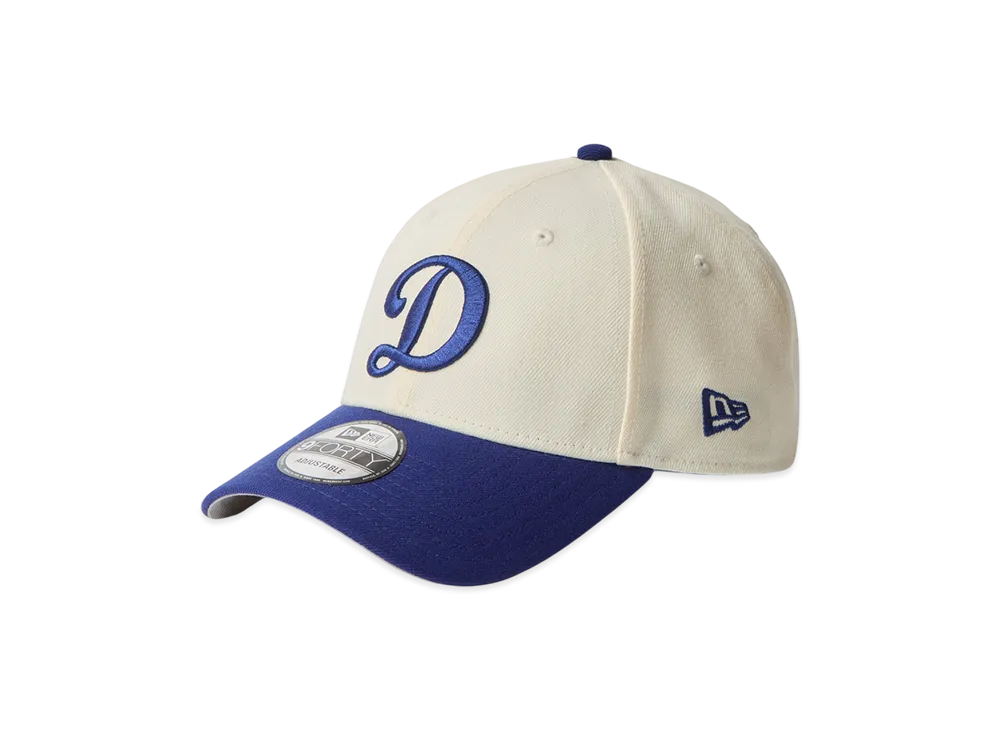 NEW ERA 9FORTY MLB 2-Tone Los Angeles Dodgers Cooperstown "Wine Cork/Dark Royal"