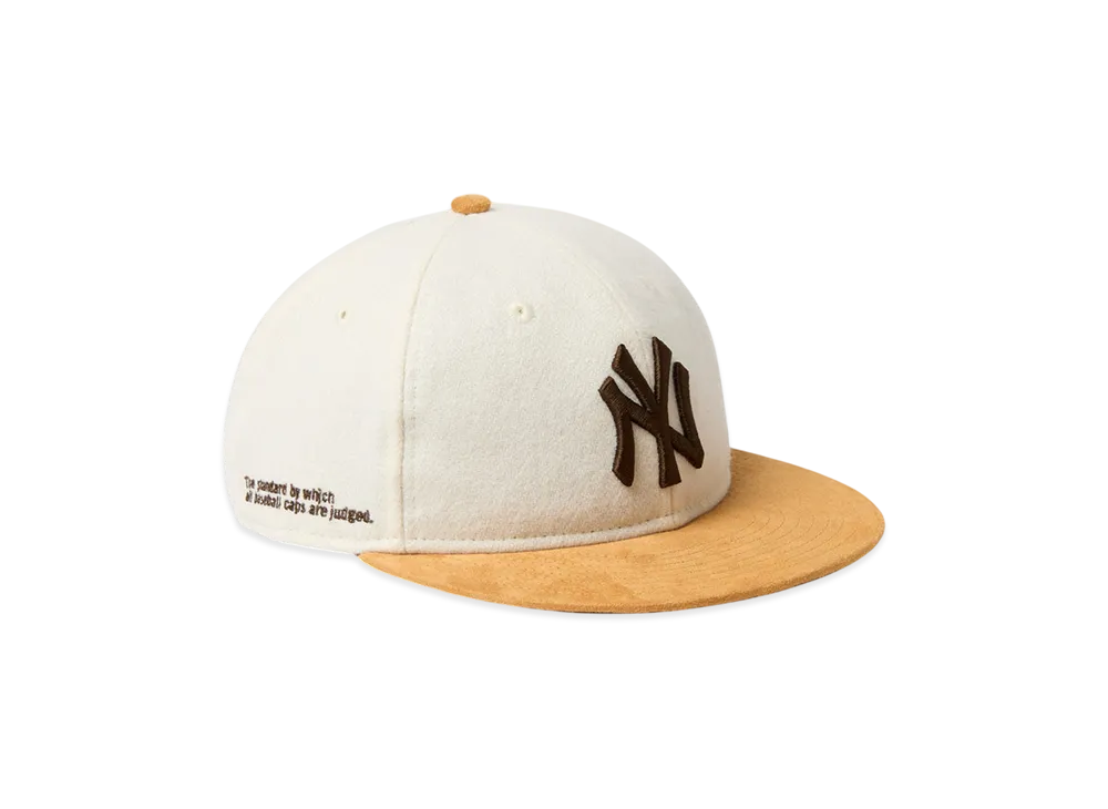NEW ERA RC 9Fifty New York Yankees Suede "Off-White/Mustard"