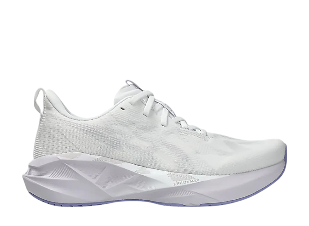 アシックス ウィメンズ ノヴァブラスト5 ワイド "ホワイト/ライラックヒント"