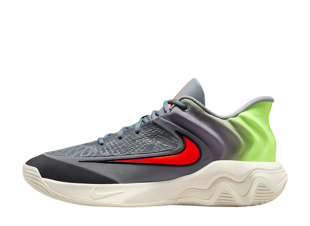 ナイキ ヤニス イモータリティ4 "クールグレー/ボルト/ココナッツミルク/トータルクリムゾン"