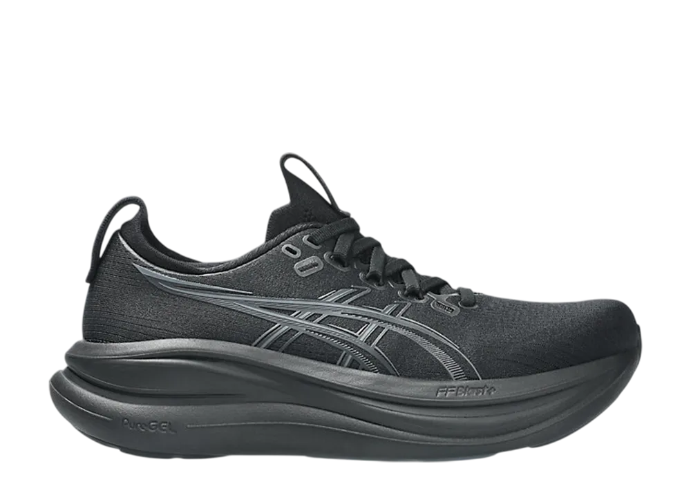 アシックス ウィメンズ ゲルニンバス28 "ブラック/グラファイトグレー"