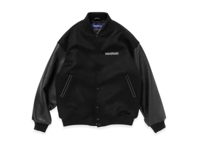 DESCENDANT Fluke Up Varsity Jacket "Black"