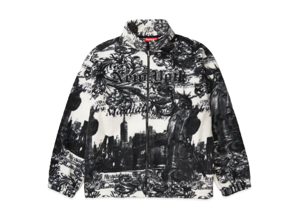 シュプリーム ニューヨーク フリース ジャケット "ホワイト"