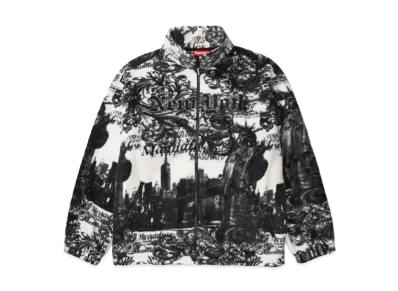 Supreme New York Fleece Jacket "White"