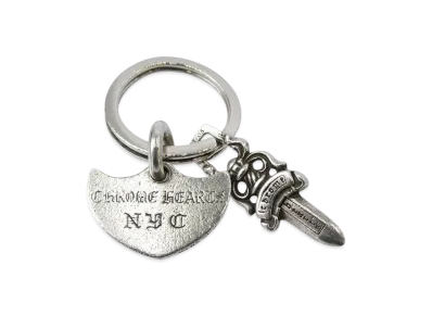 Chrome Hearts Key Ring Shield NYC "Silver"