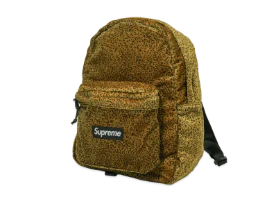 Supreme Velvet Backpack "Tan Leopard"