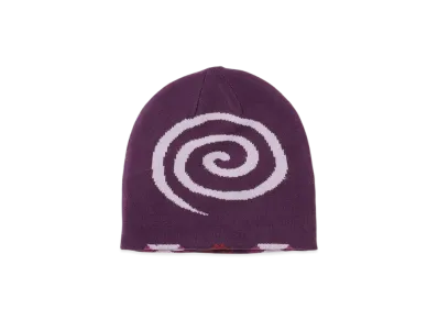 SOL soonerorlater Ex Plaid Reversible Beanie "Purple"