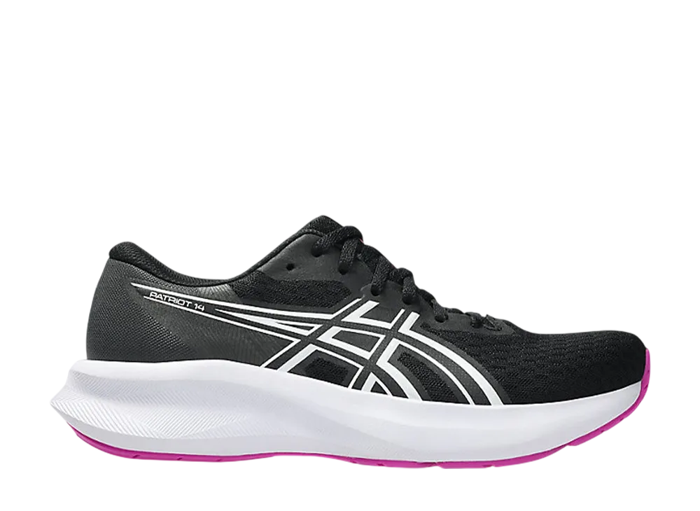 アシックス ウィメンズ パトリオット14 "ブラック/デジタルサクラ"