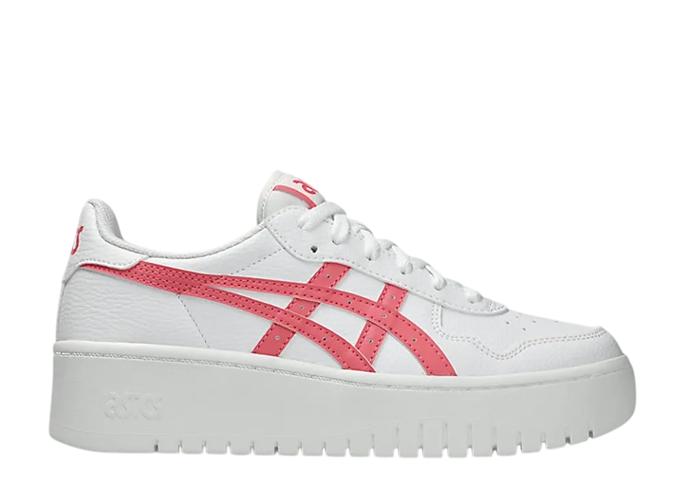 アシックス ウィメンズ ジャパン S PF "ホワイト/ハイビスカスピンク"