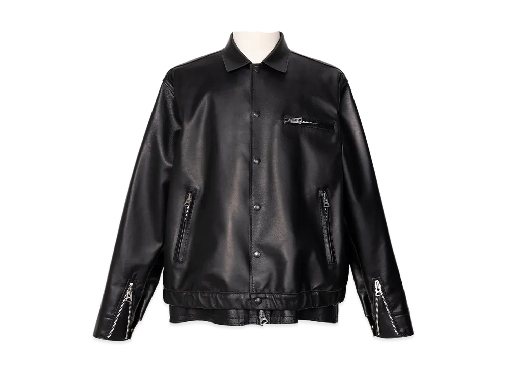 sacai 26SS Leather Blouson "Black"