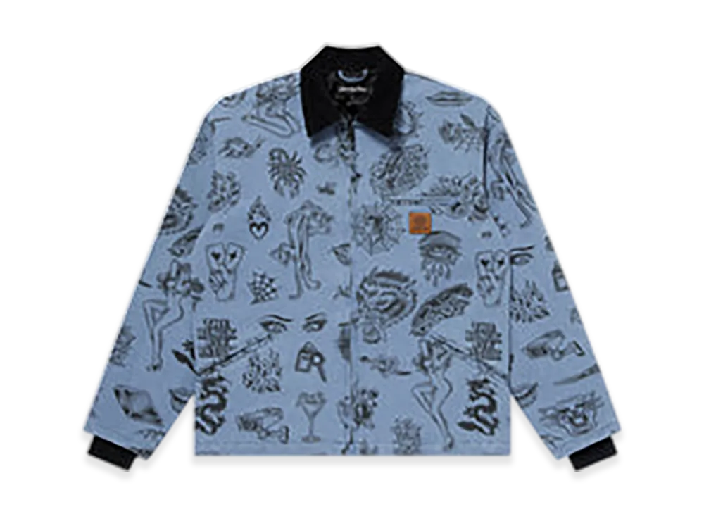 BlackEyePatch UE Tattoo Flash Duck Jacket "Light Blue"