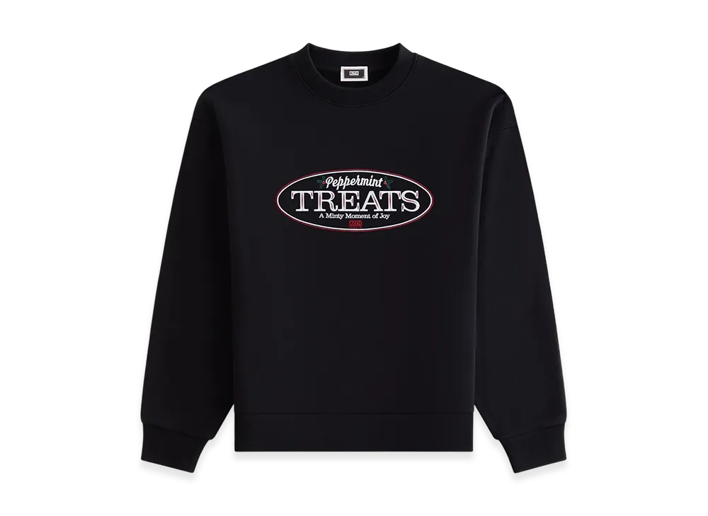 Kith Treats Peppermint Logo Nelson Crewneck "Black"