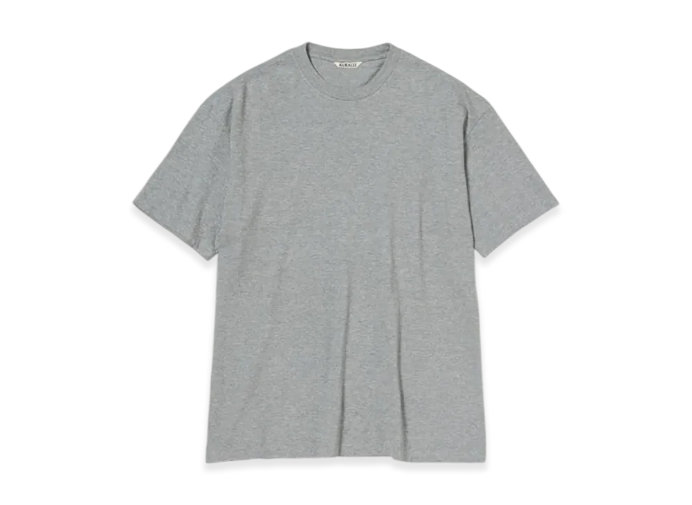 AURALEE Seamless Crew Neck Tee "Top Gray"