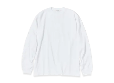 AURALEE Luster Plaiting L/S Tee "White"
