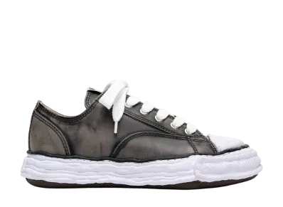 Maison MIHARA YASUHIRO PETERSON23 OG Sole Vintage Leather Effect Low-top Sneaker "Black"