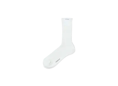 AURALEE Giza High Gauge Socks (Men's) "White"