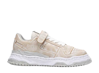 Maison MIHARA YASUHIRO KEITH OG Sole Vintage Leather Effect Low-top Sneaker "White"