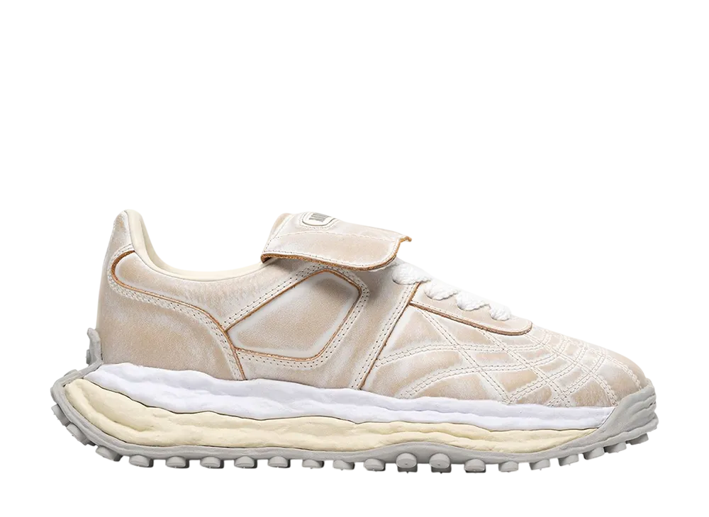 メゾンミハラヤスヒロ スコット オリジナルソールヴィンテージ エフェクト レザーローカットスニーカー "ホワイト" (A16FW710)