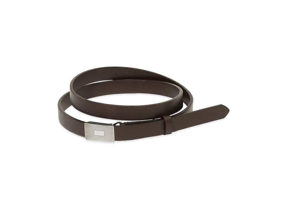 AURALEE Slide Buckle Belt (Men's) "Brown"