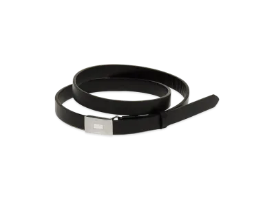 AURALEE Slide Buckle Belt (Men's) "Black"