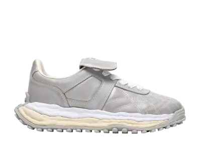 Maison MIHARA YASUHIRO SCOTT OG Sole Vintage Leather Effect Low-top Sneaker "Silver"