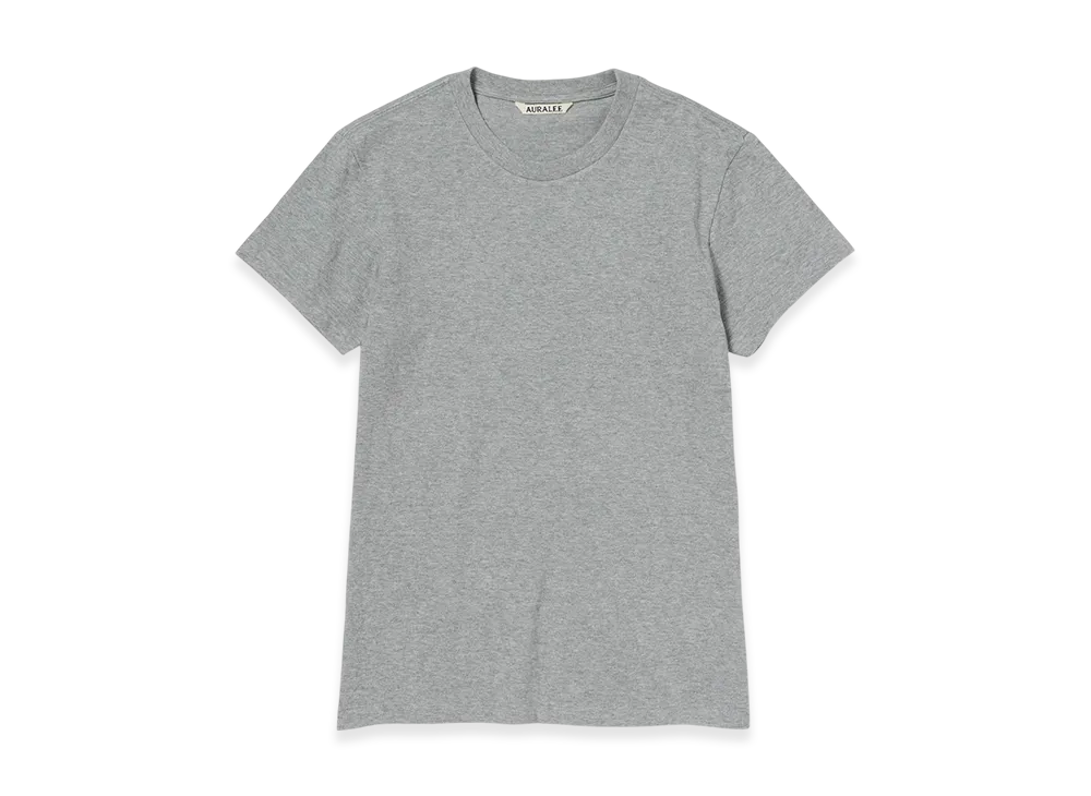 AURALEE Seamless Crew Neck Tee "Top Gray"