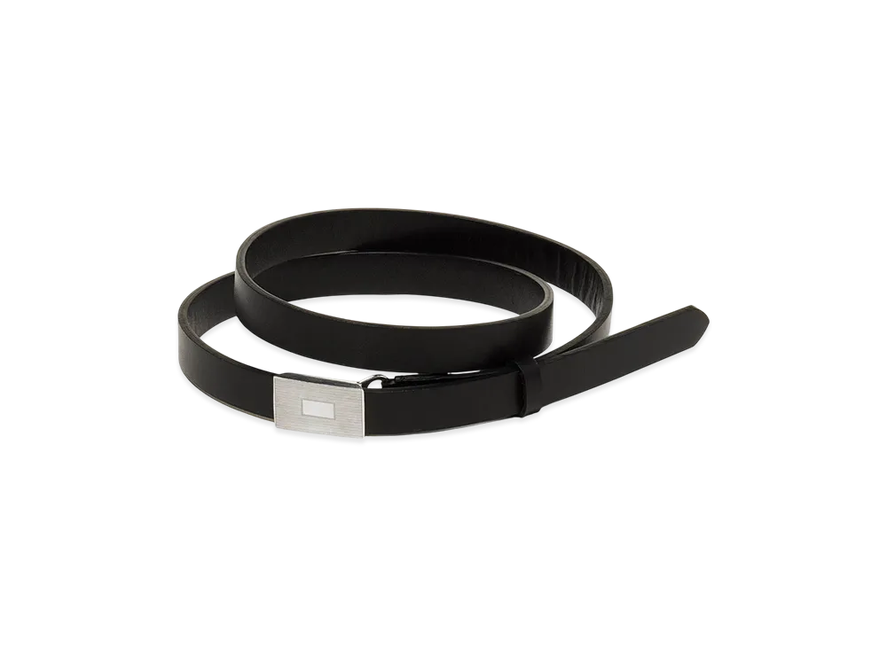 AURALEE Women's Slide Buckle Belt "Black"
