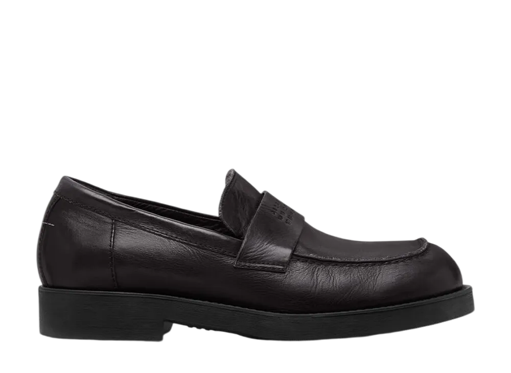 メゾンマルジェラ シティ バイカーローファー "ブラック"