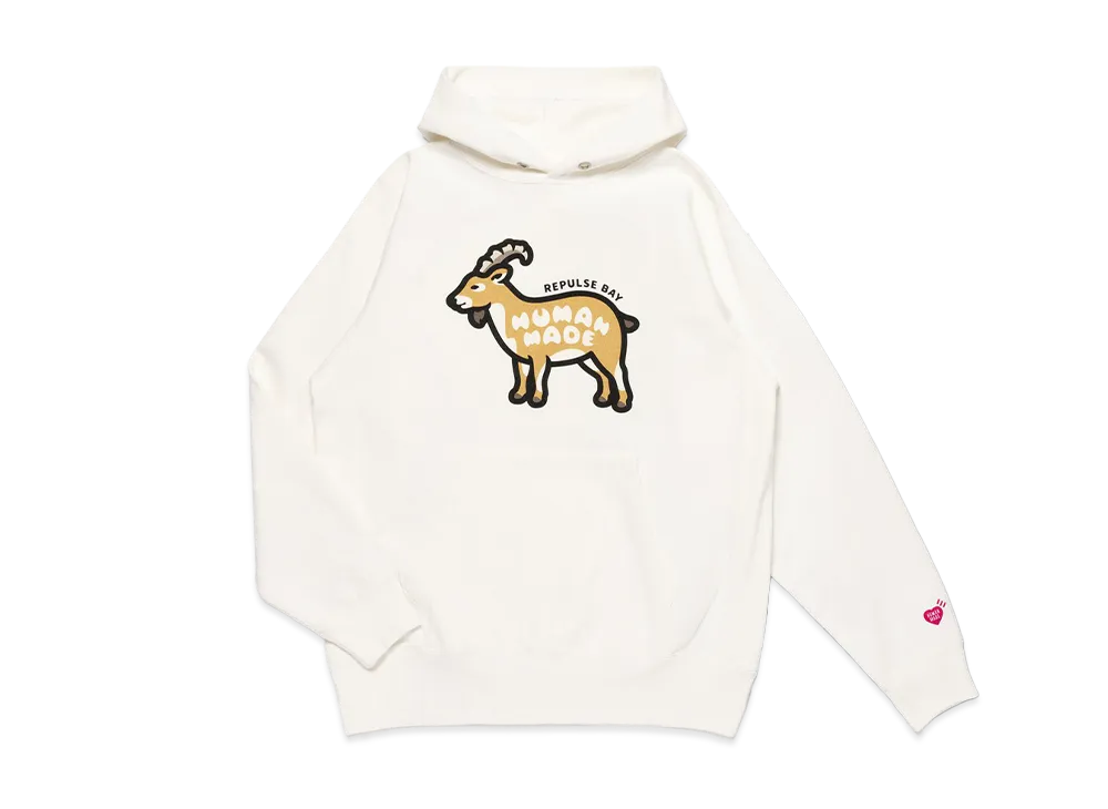 HUMAN MADE Stores Exclusive Animal Hoodie Repulse Bay "White"